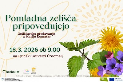 Pomladna zelišča pripovedujejo