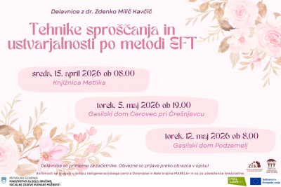Delavnica Tehnike sproščanja in ustvarjalnosti po metodi EFT v Podzemlju