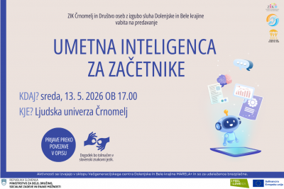 Predavanje Umetna inteligenca za začetnike (tolmačeno v SZJ)