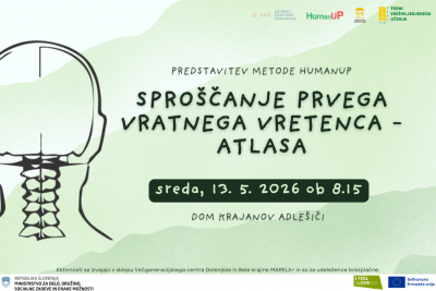 Predavanje Sproščanje prvega vratnega vretenca – atlasa z metodo HumanUP
