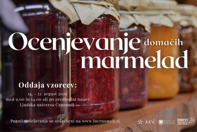 Ocenjevanje domačih marmelad tudi letos del Dnevov zeliščarstva v Beli krajini