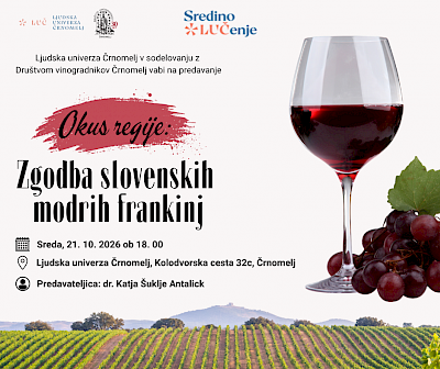 Okus regije: zgodba slovenskih modrih frankinj