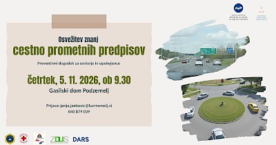 Osvežitev znanj pravil cestnega prometa