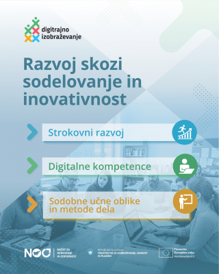 Pridobitev opreme v projektu Digitalizacija izobraževanja na ravni osnovnih šol, srednjih šol in izobraževanja odraslih
