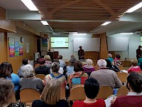 Predavanje Mete Vrhunc, predsednice društva Ajda Vrzdenec