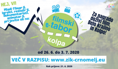 Razpis za Filmski e-tabor Kolpa 2020