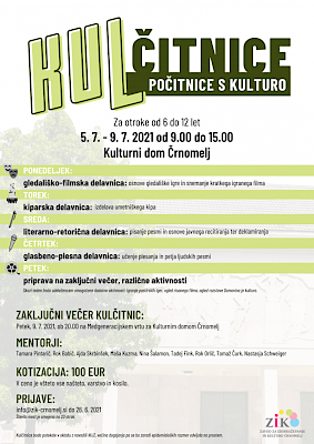 Kulčitnice - počitnice s kulturo