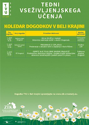 TVU 2022 - Koledar dogodkov četrtega tedna